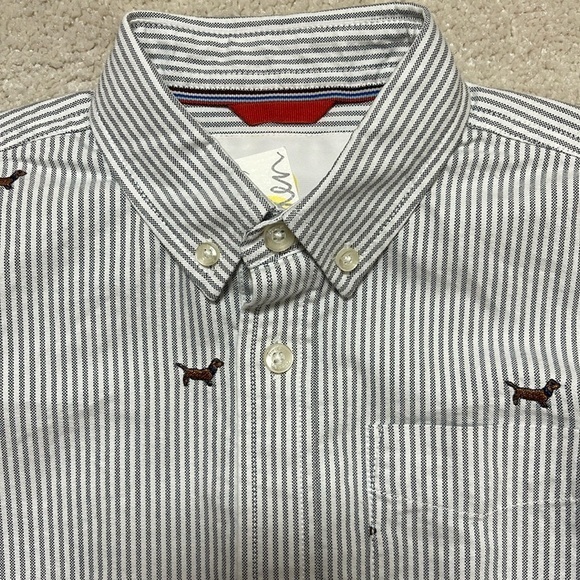 Boden‎ Kids Button Down Long Sleeve Top - Size 6-7Y - Picture 2 of 7